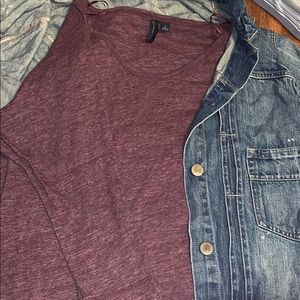 ❄️Plum colored 3/4 sleeve